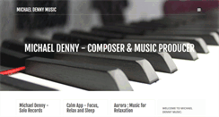 Desktop Screenshot of michaeldennymusic.com